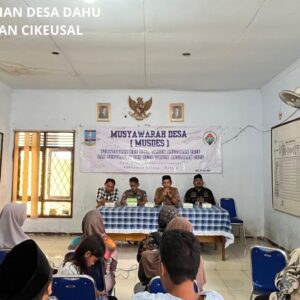 Musyawarah Desa ( Musdes ) Penyusunan RKPDES 2026 Dan Perubahan RKPDES 2025